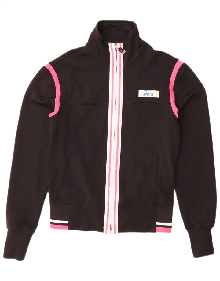 Asics - Chaqueta de chándal para mujer (talla 40), color negro