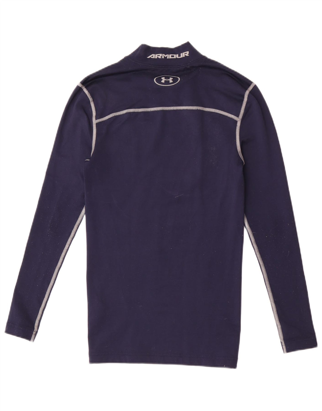 Under Armour Cold Gear Graphic Top manga larga pequeño azul marino a rayas para hombre