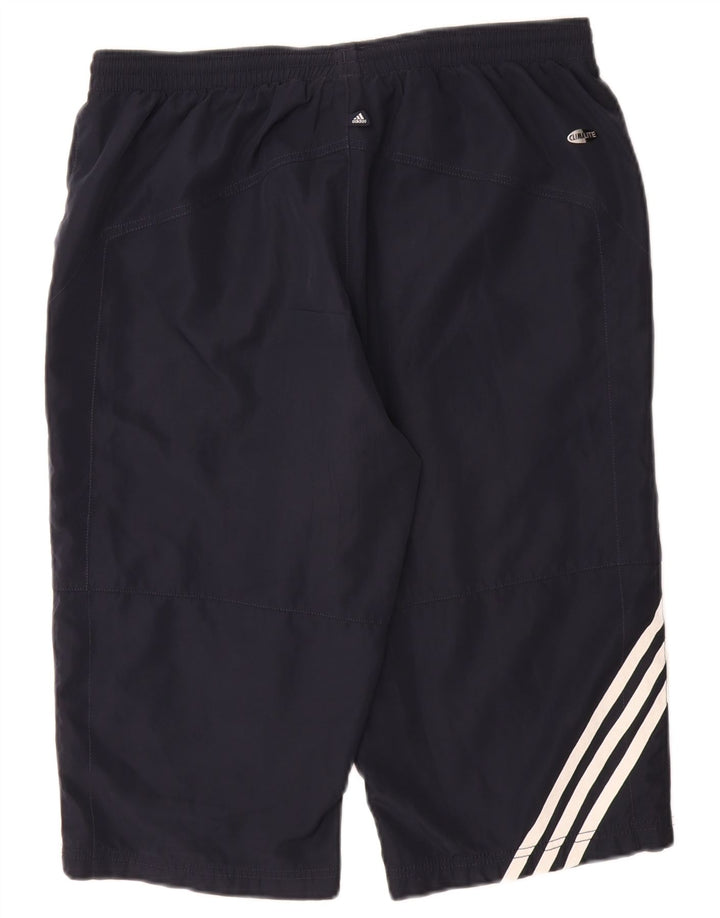ADIDAS Mens Clima 365 Bermuda Sport Shorts Medio Azul Marino Colorblock
