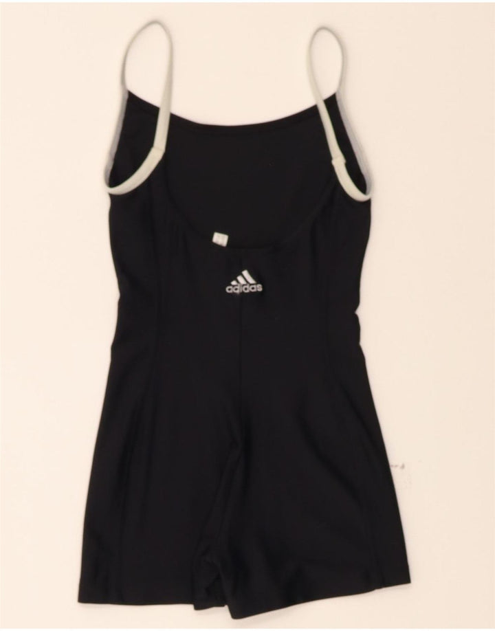ADIDAS Girls Swimwear 9-10 Years  Black Polyamide Vintage Adidas and Second-Hand Adidas from Messina Hembry 