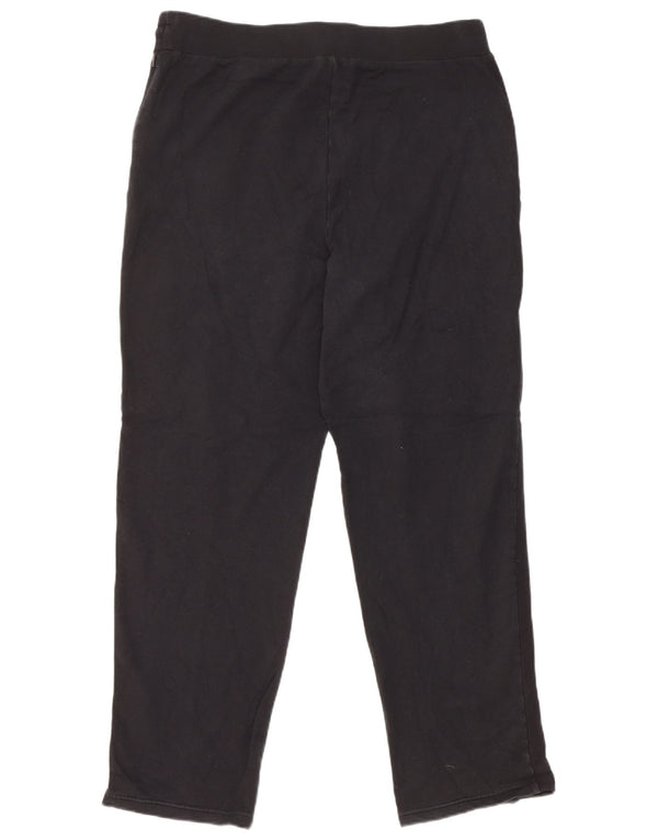 Marks & Spencer Pantalones de Chándal para Mujer UK 46 Grande Algodón Negro
