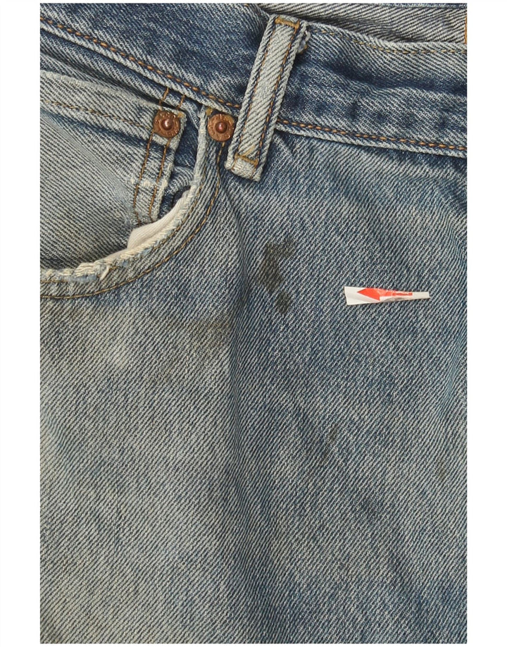 Levi's Hombre 501 Vaqueros Rectos W36 L29 Algodón Azul