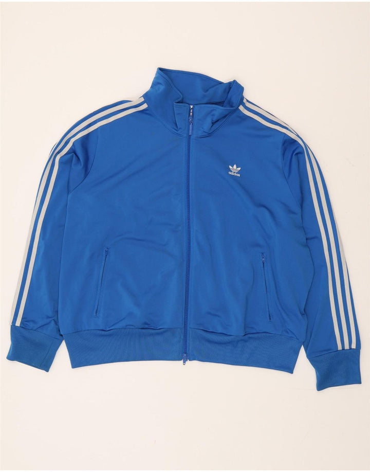 Adidas Chaqueta de chándal extragrande para mujer UK 28/30 3XL Poliéster azul
