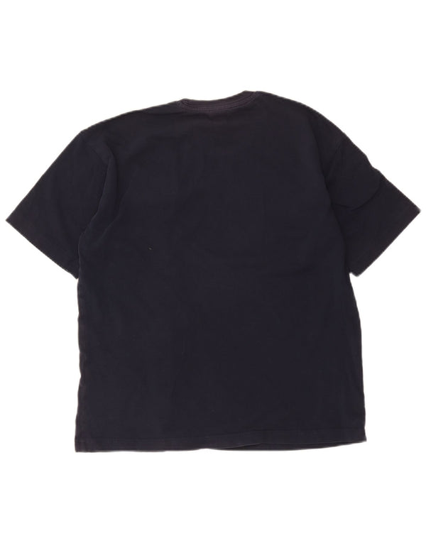 Champion Camiseta con gráfico extragrande para mujer UK 6 XS Azul marino