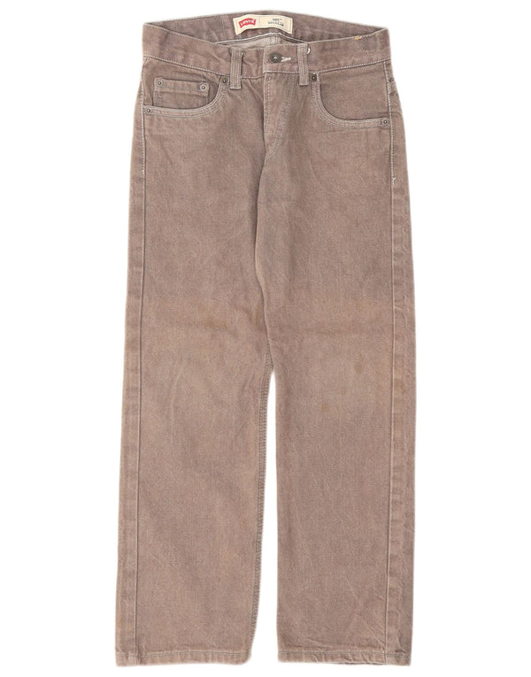 Levi's Mujer 505 Vaqueros Rectos Regulares W25 L25 Algodón Gris