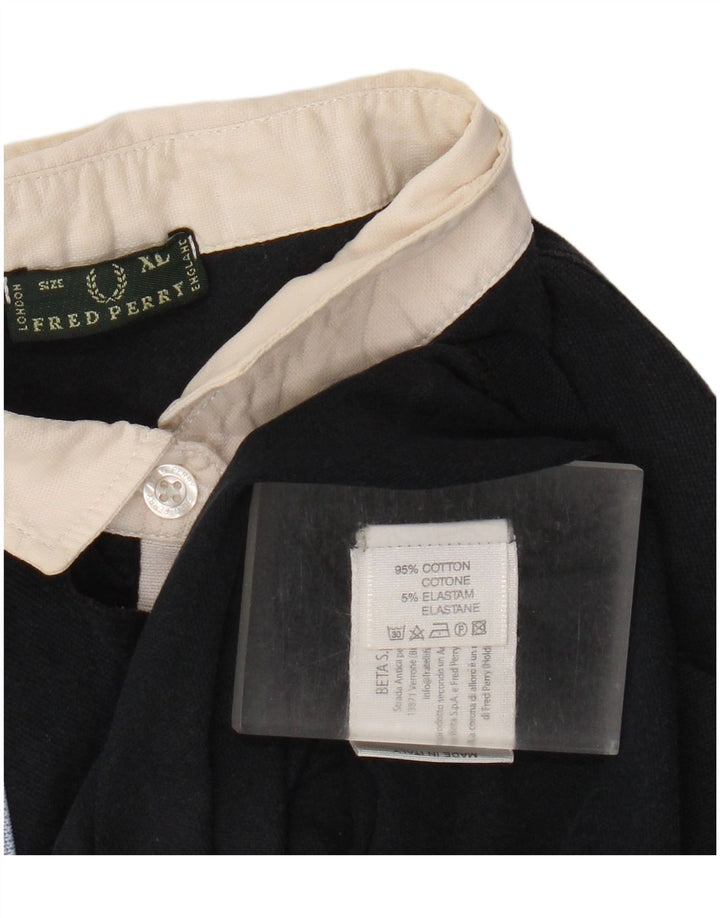 Polo Fred Perry Mujer XL Algodón Azul Marino