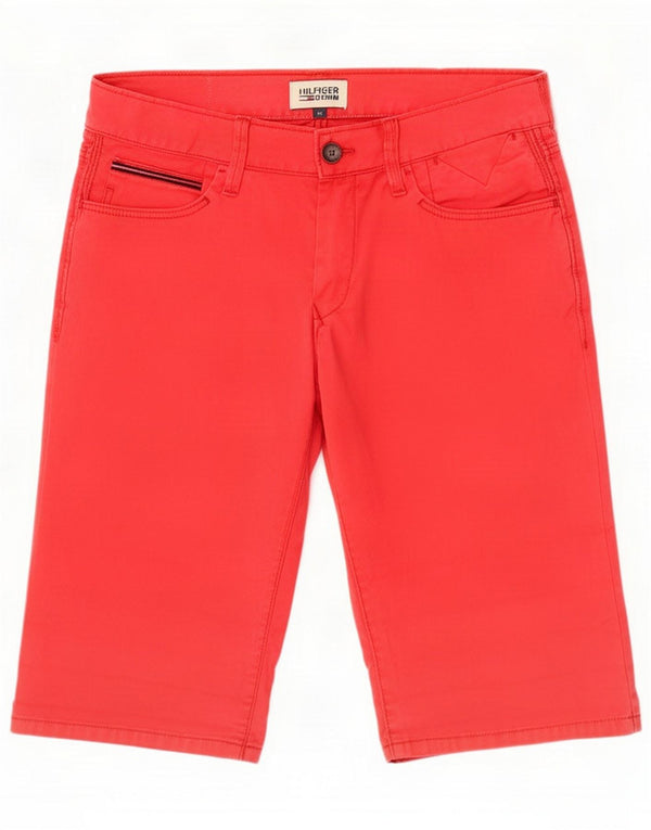 Pantalones cortos casuales para mujer Tommy Hilfiger Medium W28 Algodón rojo