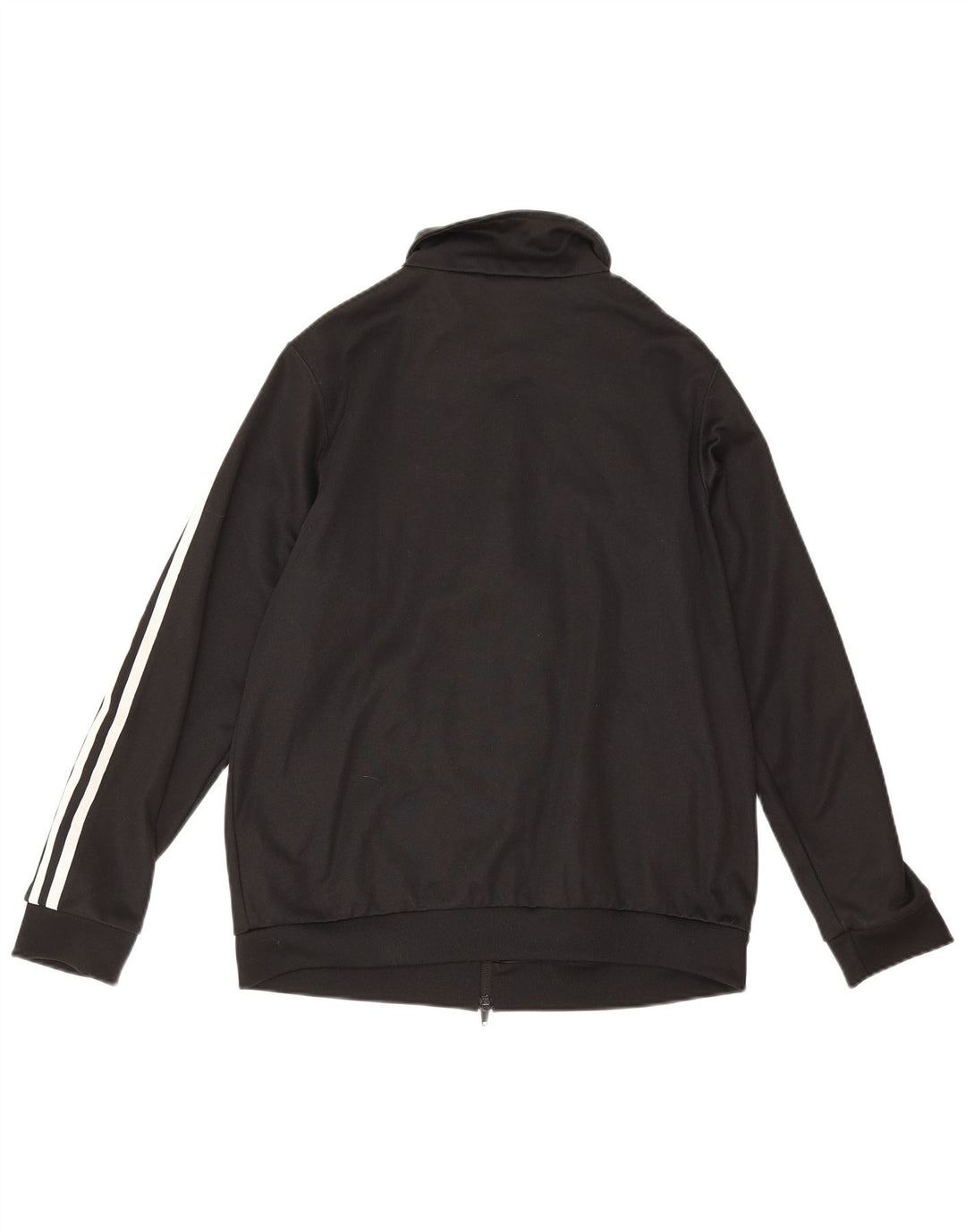 Adidas - Chaqueta de chándal para mujer, talla 12, algodón negro mediano
