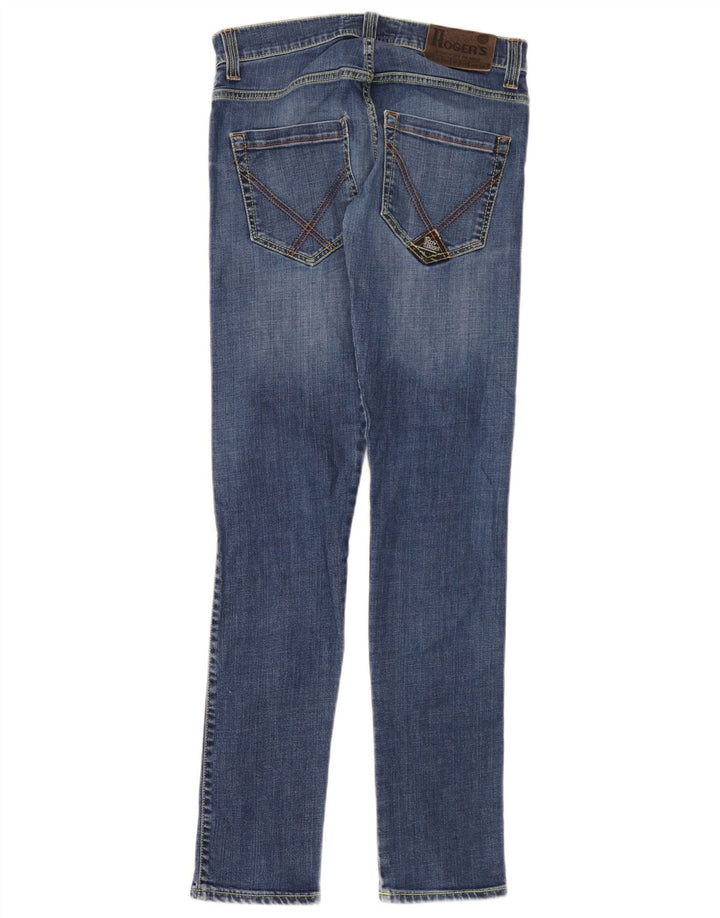 Roy Rogers Vaqueros ajustados para mujer W30 L34 Algodón azul