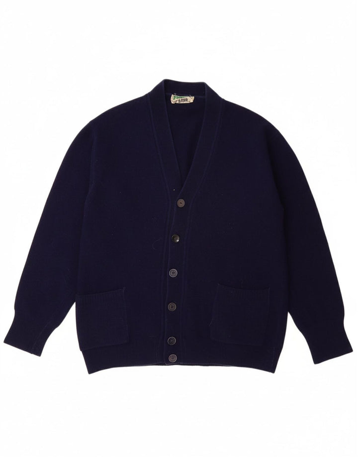 BENETTON Jersey Niño 13-14 Años Lana Azul Marino