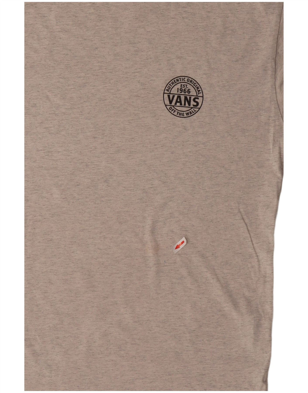 VANS Camiseta gráfica de ajuste clásico para hombre Top de algodón moteado gris medio