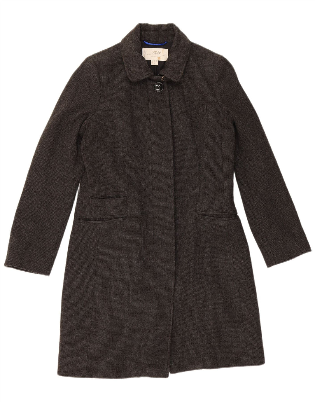 MARLBORO CLASSICS Abrigo para mujer UK 12 Lana gris medio