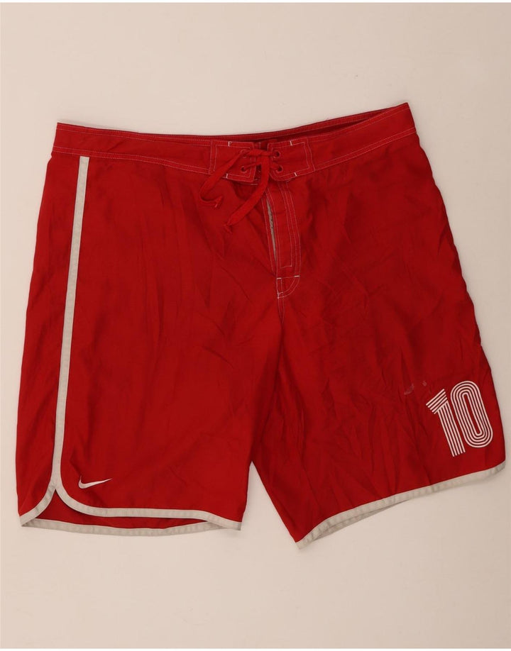 Nike Bañador gráfico para hombre XL Poliéster rojo