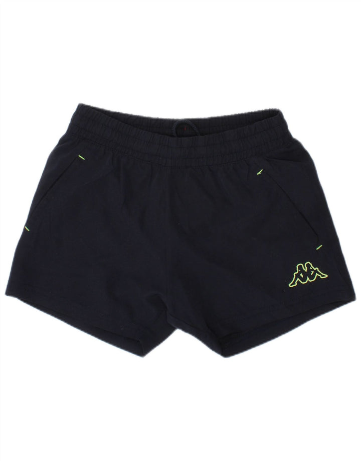 Kappa Shorts deportivos con gráfico para niños 6-7 años Azul marino Poliéster
