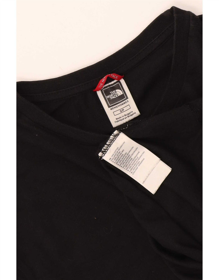 The North Face - Camiseta para hombre, talla pequeña, algodón negro