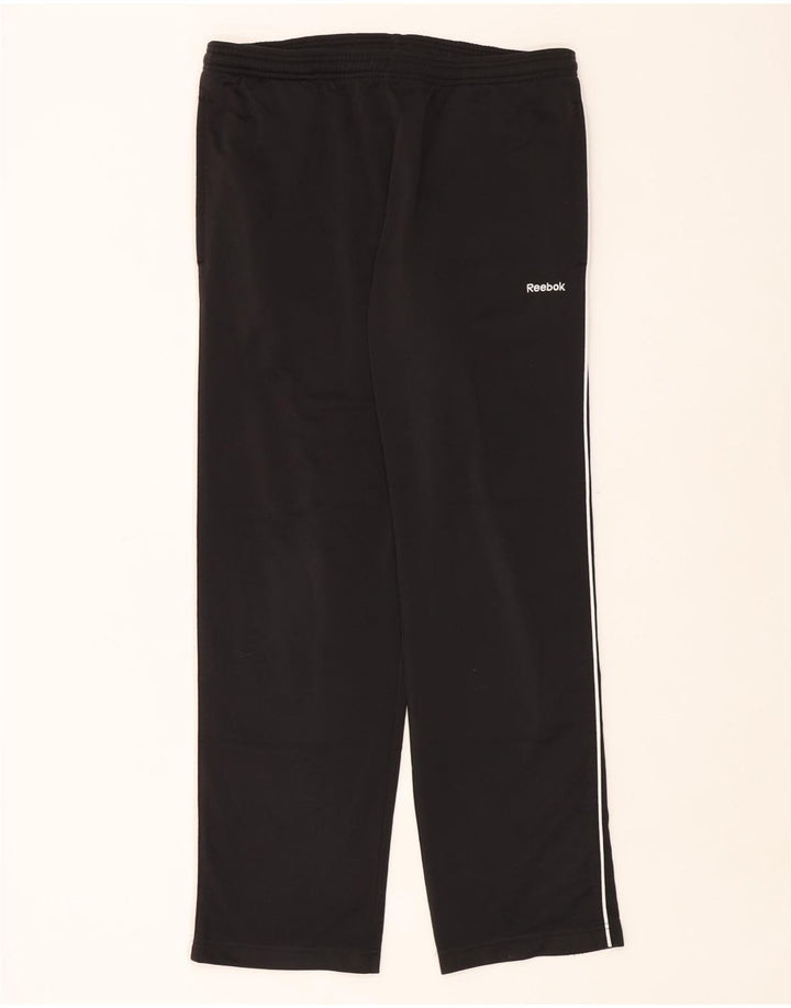 Reebok Pantalón Chándal Hombre Small Negro Poliéster