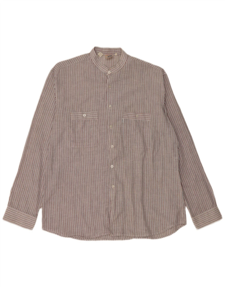 Camisa Levi's para hombre talla 43 algodón a rayas multicolor grande