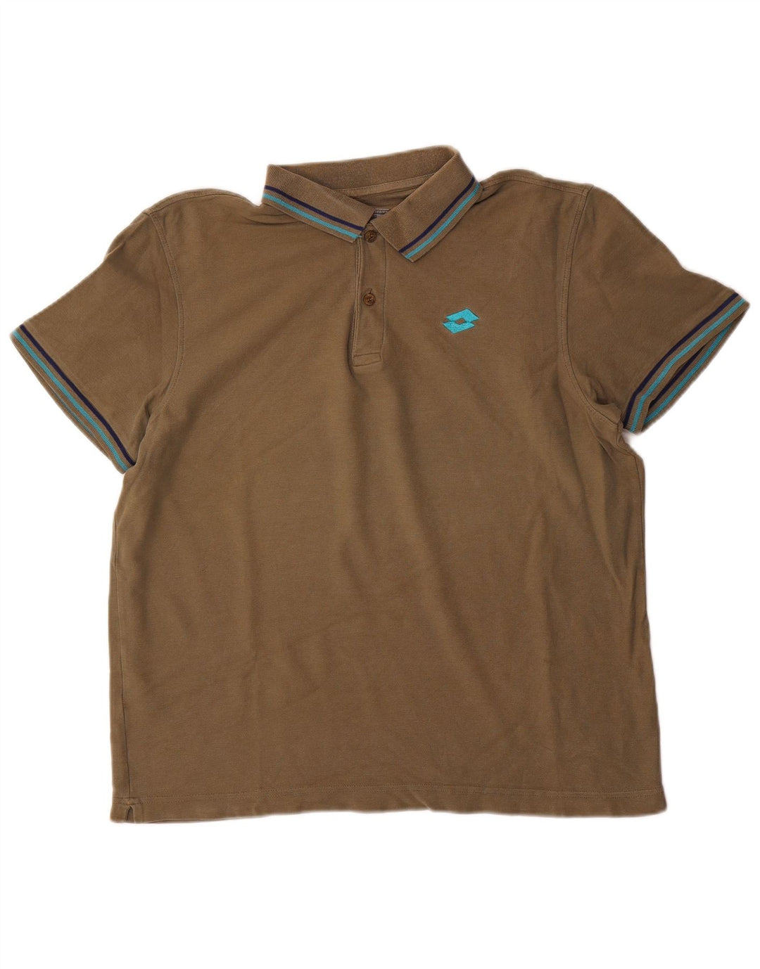 Polo Lotto Hombre Caqui Mediano