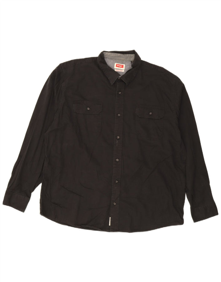 Wrangler Camisa Hombre 2XL Algodón Negro