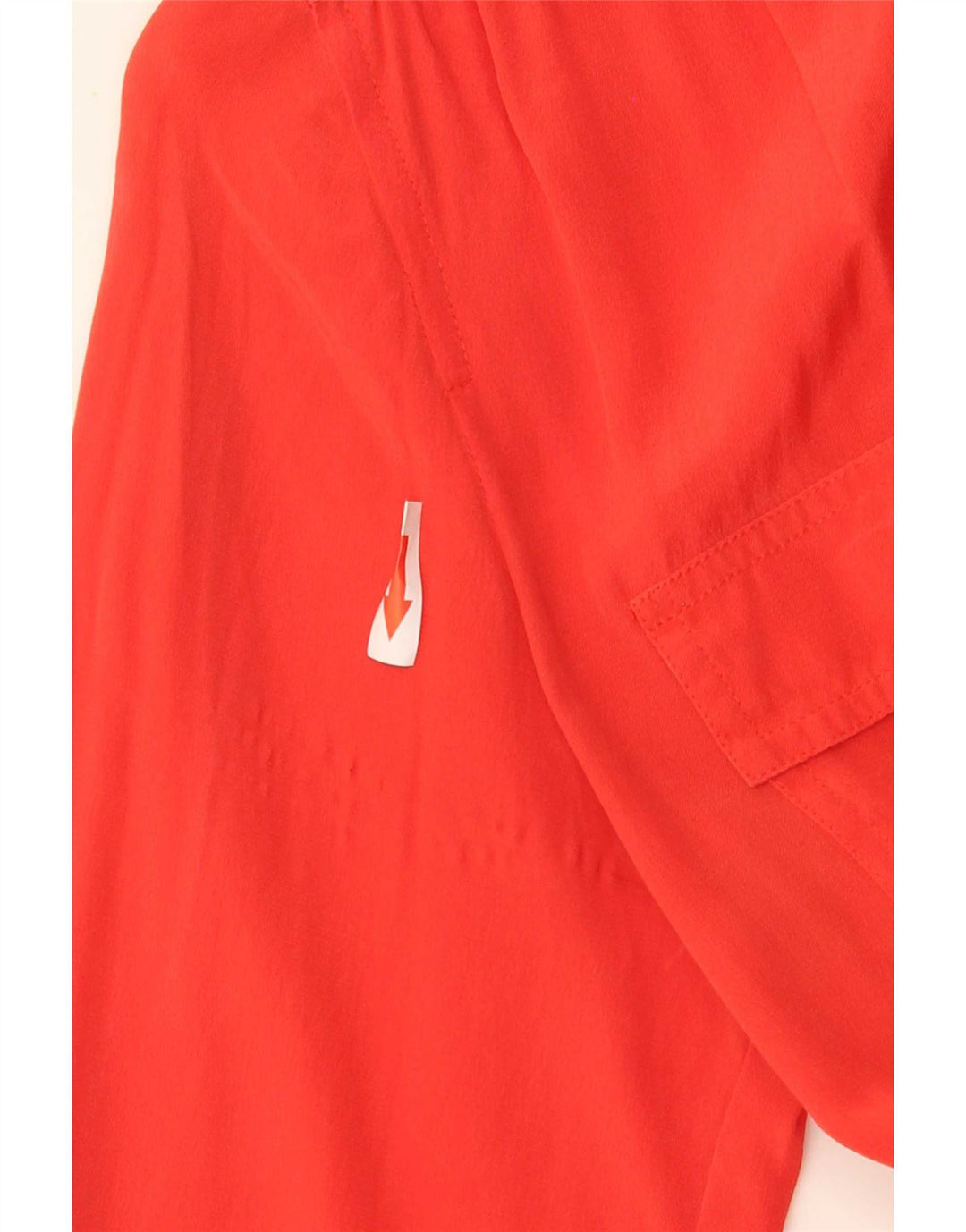 J. Crew Camisa para mujer US 6 Mediana Seda Roja