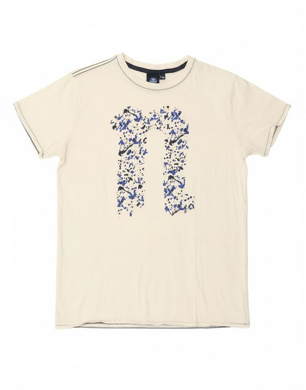 North Sails Camiseta gráfica para niño 15-16 años Off White Spotted