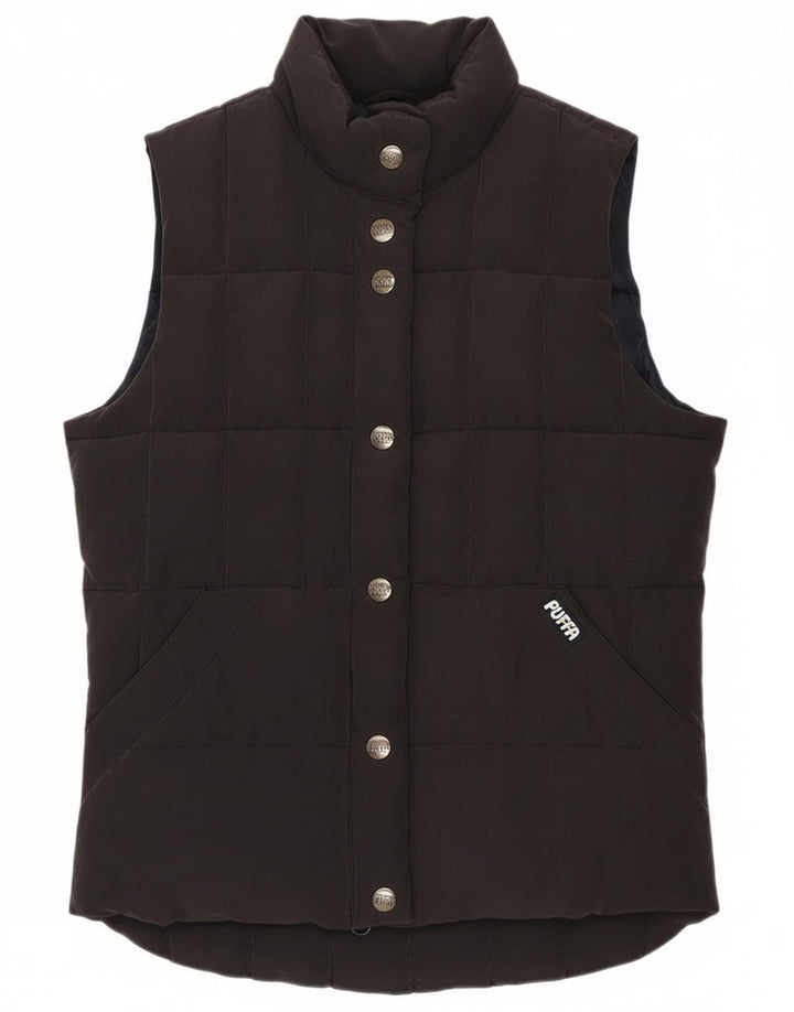 Puffa Chaleco acolchado para mujer UK 6 XS Poliéster azul marino