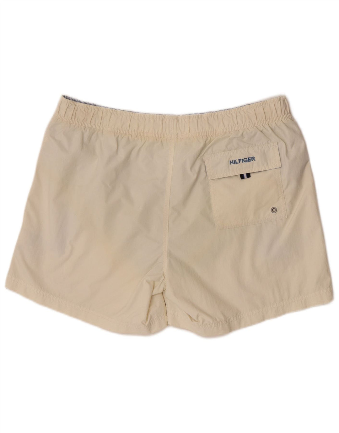 Tommy Hilfiger Bañador para Hombre Large Off White Colorblock Poliéster