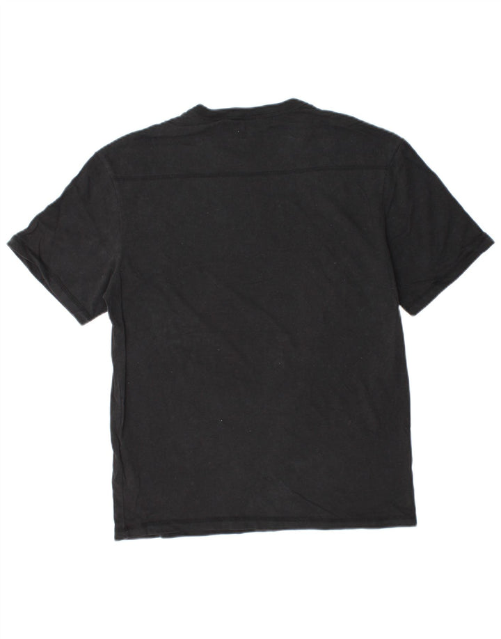 Jack & Jones Hombre Camiseta Top Small Negro Algodón
