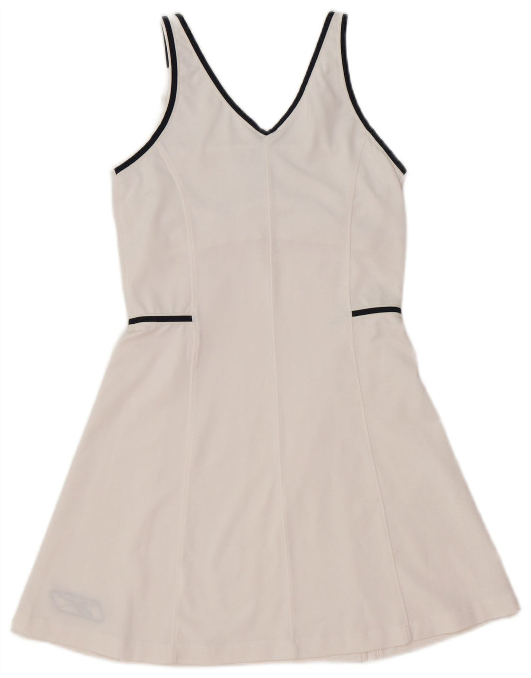 REEBOK Vestido de tenis gráfico para mujer UK 10 Small White