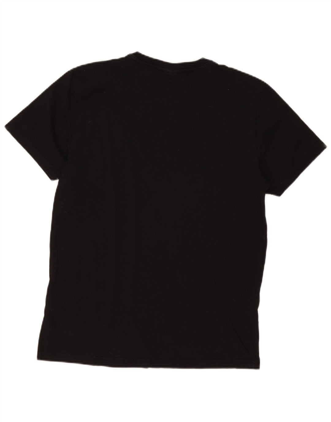 Napapijri Hombre Camiseta Top Medium Negro Algodón