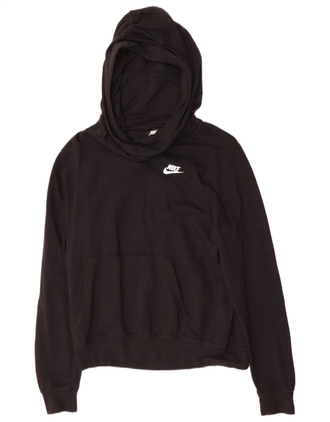 Nike - Sudadera con capucha para mujer, talla grande, algodón, color negro
