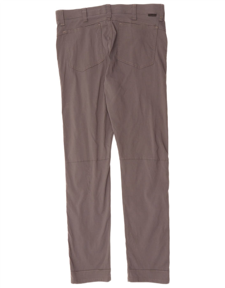 Wrangler Pantalones informales ajustados para hombre W36 L34 Nylon gris