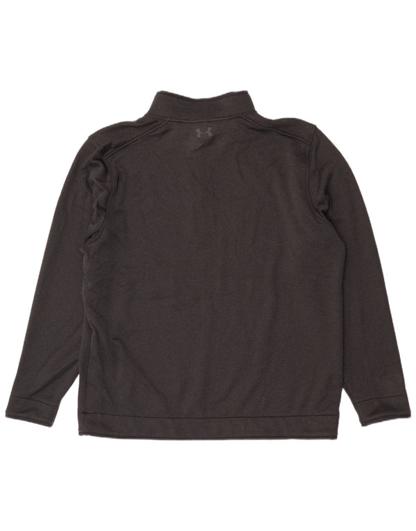 Under Armour Sudadera con cuello y cremallera para hombre Jersey 2XL Poliéster negro