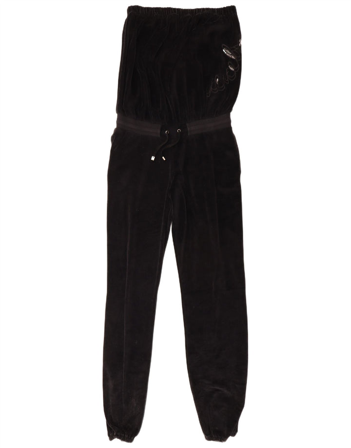 Iceberg Mono De Terciopelo Sin Tirantes Para Mujer IT 44 Algodón Negro Mediano