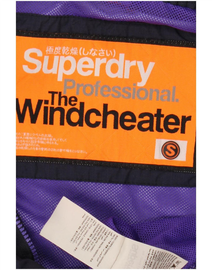 Superdry Chaqueta Cortavientos The Windcheater para Mujer UK 40 Small Azul Marino