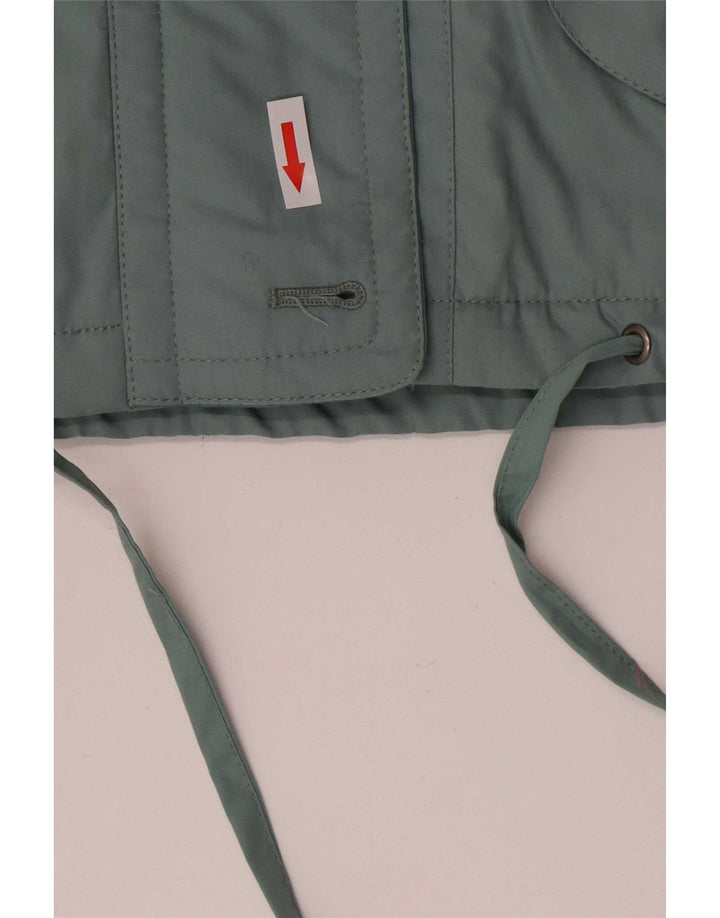 Scherer Abrigo acolchado extragrande para mujer UK 12 Poliéster verde medio