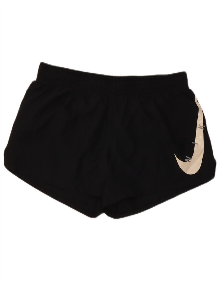 Nike Dri Fit Graphic - Pantalones cortos deportivos para mujer, talla M, poliéster negro