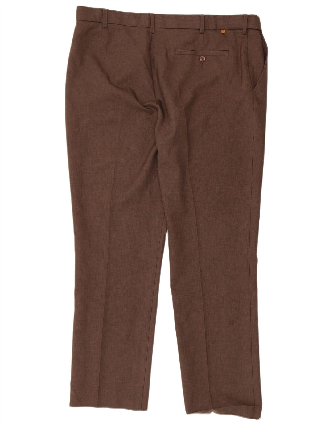 Farah Hombre Pantalón Chino Recto W40 L31 Poliéster Marrón