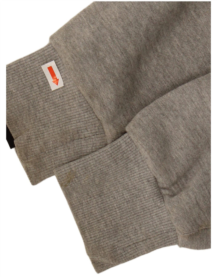 ELLESSE Mens Hoodie Jumper Medium Grey Cotton