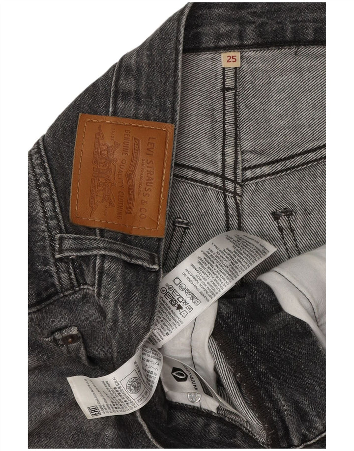 LEVI'S Falda Vaquera Mujer W25 XS Algodón Gris