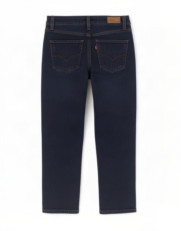 Levi's Demi Curve Capri Jeans para mujer US 2 XS W26 L21 Azul marino Algodón