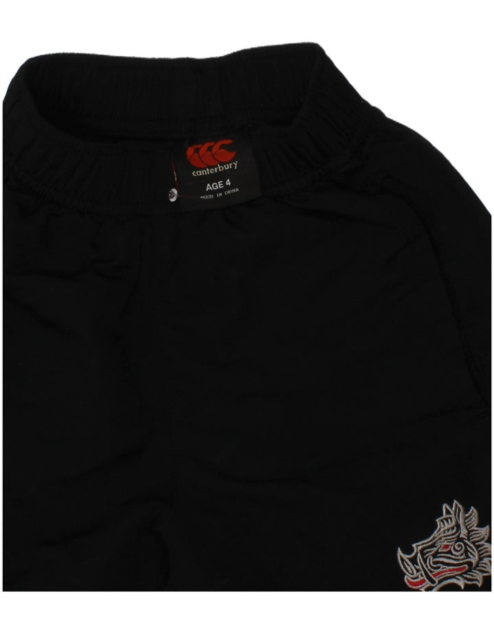 Canterbury Shorts deportivos con gráficos para niños 3-4 años Negro