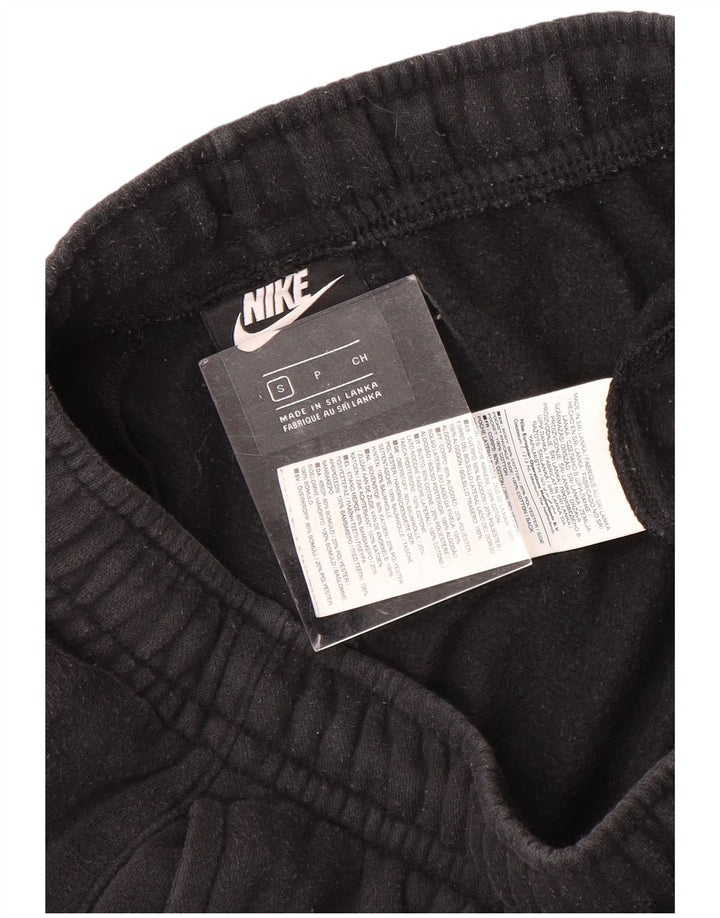 NIKE Hombre Pantalones de Chándal Joggers Small Negro Algodón