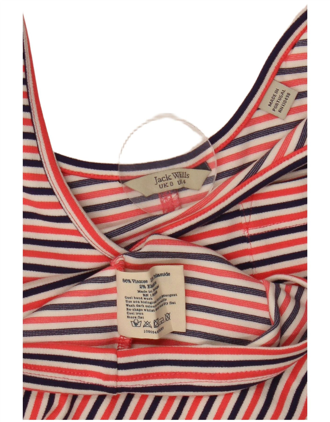 JACK WILLS Vestido tubo sin mangas para mujer UK 8 Small Multicolor