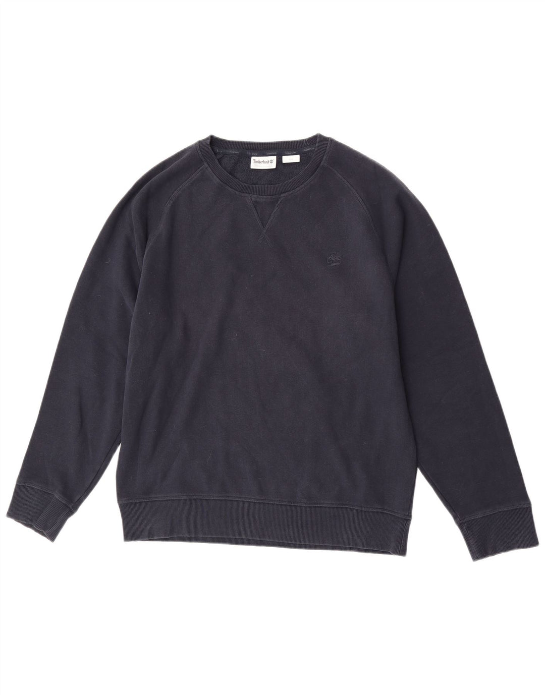Timberland Hombre Sudadera Jumper Grande Azul Marino Algodón