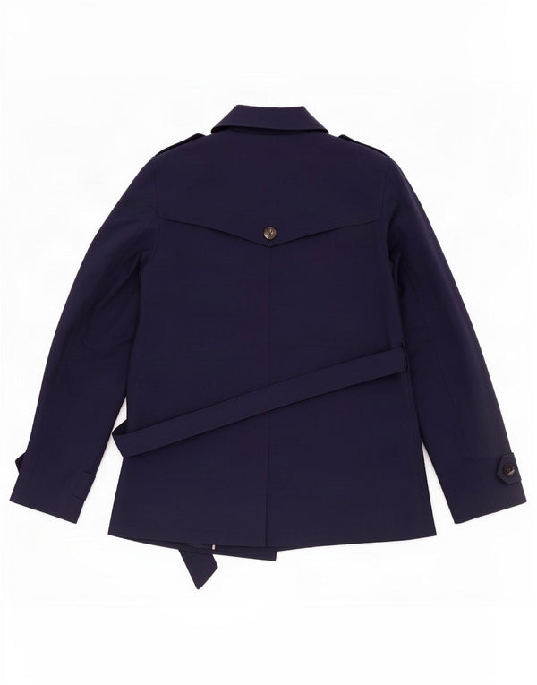 Marks & Spencer Gabardina para mujer UK 42 Poliéster azul marino mediano