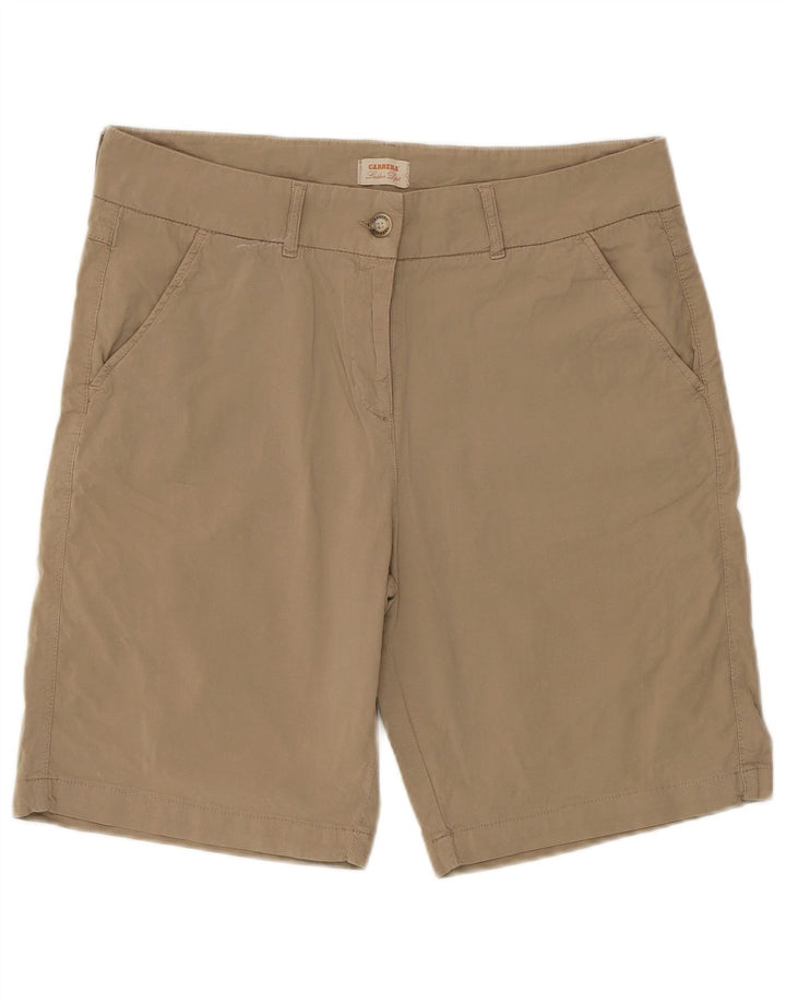 CARRERA Pantalones cortos chinos para mujer IT 46 Large W31 Algodón beige