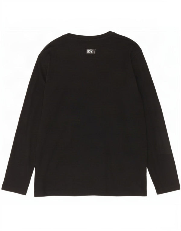 G-Star Hombre Gráfico Top Manga Larga XL Negro