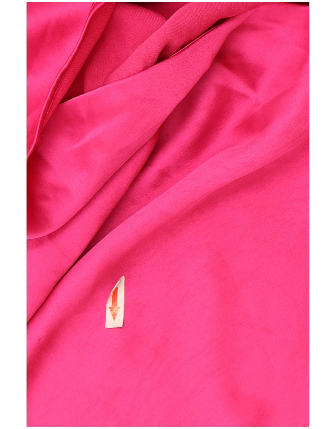 Zara Mujer Vestido Acampanado De Manga Larga UK 44 Poliéster Rosa Medio