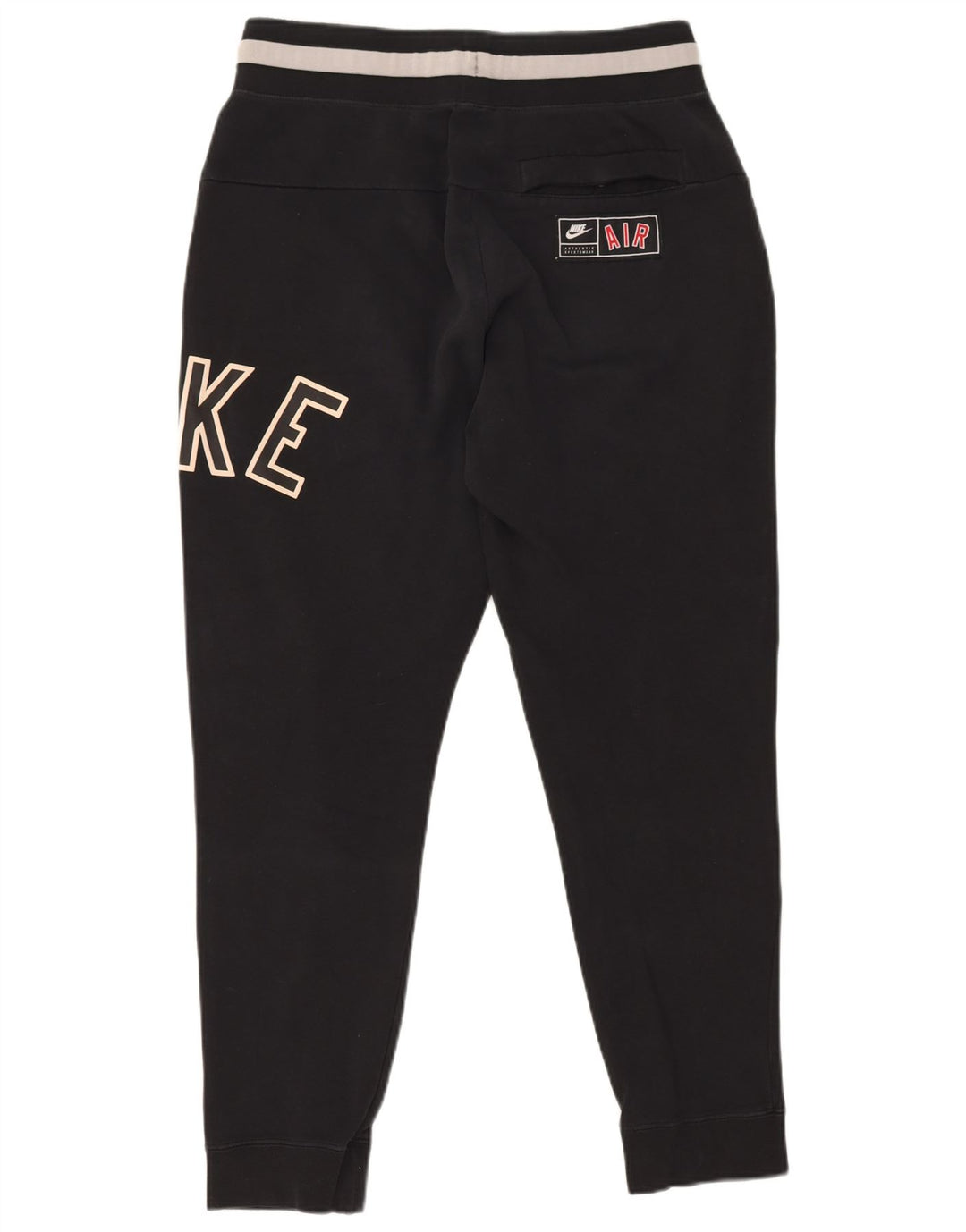 Nike Pantalones De Chándal Con Gráficos Joggers De Algodón Negro Mediano